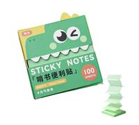 Sticky Notes Transparent 100 Sheets Translucent Pull-Out Aesthetic Memo