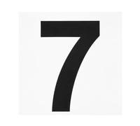 Sticky Number 7 for Doors, Bins, and Mailboxes - Durable Waterproof Self-Adhesive Vinyl Digit Decal, High-Visibility House Number Sticker, Easy Application