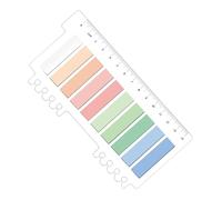 Sticky Page Markers - Write On Sticky Notes Set, 200 Sheets for Files, Notebooks, Scrapbooking, Study Office Supplies, Color Coding Labels
