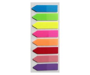 Sticky Page Tabs - Multicolor Clear Flags, Sticky Index Markers for Books, Magazines, Notebooks, Easy Peel and Repositionable | Office School Home Study