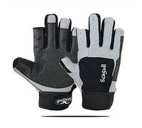 Sticky Palm Sailing Gloves Strong Amara Enforced Palm Breathable Full Finger Boating Gloves | Skiing | Sailing | Boating | Fishing | Canoeing | Kayaking | Riding | Indoor-Outdoor Small