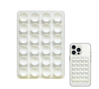 Sticky Phone Grip - Magnetic Suction Silicone Removable,Phone Case Grip Detachable Mount - for Mirror Shower Gym Selfie Videos Daily Filming Watching Recording