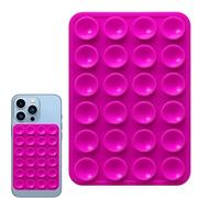 Sticky Phone Grip - Silicone Cellphone Mount Holder, Strong Removable Adhesive Grip Stand For Smartphones, Hands-Free Shower Mirror Phone Holder | Selfie, Video Recording, Travel, Daily Use