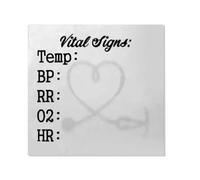 Sticky Record Sign, Sticky Sign Notes Creative Holiday Sign Notes Sticky Gift, Nursing Lock Log, Sign Stick Notepad - Hospital
