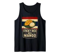 Sticky Rice with Mango Apparel Thailand Flag Thai Desert Tank Top