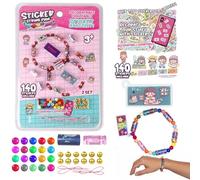 Sticky Rolls Bracelet, 140 Mini Holographic Stickers, DIY Sticker Jewelry Kit for Girls, Bracelet Making Kits for Girls, Sticker Bracelets for Kids, Cool Maker Bracelet Age 14+