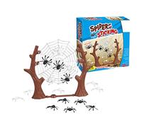 Sticky Spider Web Toys - Sticky Jump Spider Toy, Elastic Creepy Crawler | Bouncy Throwing Spidr, Stretchy Sling Game, Interactive Spidr Toy for Group Play, Birthday Events, Family Party Activity