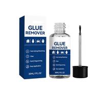Sticky Stuff Remover, Adhesive Remover, Low Odor Efficient Glue Dissolver with Integrated Brush, No-Stain Transparent Adhesive Remover for Furniture Tableware Auto Hardware Accessories (1PC)
