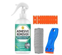 Sticky Stuff Remover, Adhesive Remover, Sticker Remover for Easy Removal of Stickers, Labels, Decals, Surface-Safe Glue Remover with Plastic Scraper, Remover Gel Adhesive Remover for Cars 300ML