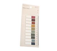 Sticky Tabs, Index Tabs Flags with Ruler, Writable Book Tabs for Reading Notes, Notebook Label, Book Page Markers, Classify Files (44 x 11mm,Multi-Color)