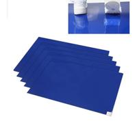 Sticky Tac Mats Adhesive Floor, 150 Sheets Adhesive Mats - Sticky Mat For Laboratories, Homes, Construction Sites, And More - Remove Dust And Dirt From Shoes And Equipment Wheels(Blue,60x90cm/23.6x35.