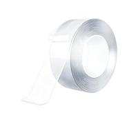 Sticky Tape, Transparent Nano Roll, Reusable Bond with Easy Removal, Wall Adhesive with Firm Strength, 39.37in Office Equipment, Double Sided Tape for Posters and Rugs