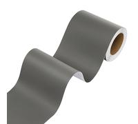 Stickyart Skin-friendly window decoration strip, grey, colour, soft feel and flexible, extra thick roll to design yourself, 7.6 cm x 500 cm