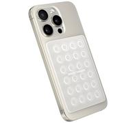 StickyGrippy Suction Phone Case Mount, Sillicon Adhesive Phone Accessory for iPhone and Android, Hands-Free Fidget Toy Mirror Shower Phone Holder, Tiktok Videos and Selfies (Translucent)