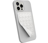 StickyGrippy Suction Phone Case Mount, Sillicon Adhesive Phone Accessory for iPhone and Android, Hands-Free Fidget Toy Mirror Shower Phone Holder, Tiktok Videos and Selfies (Translucent)