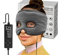 sticro Sinus Relief Mask Moist Heat with 3 Temp Settings, Ex-Large Headache Mask Electric Face Heating Pad for Sinus Pressure Relief, Migraine, Tension Headache Relief