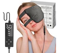 sticro Stye Eye Compress Heating Pad for Stye Treatment, Moist Heat Eye Mask for Stye Chalazion Blepharitis Relief, 3 Temp & 5Timer Settings for Both Left & Right Eyes (Gray)