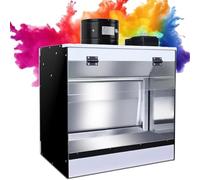 STIDEsknautic Airbrush Booth For Craft Table,Super Power Portable Air Brush Paint Spray Booth,for Model Painting,Hobby,Crafts,Cake,T-Shirt 50 * 50cm