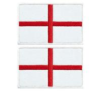 stidsds 2 Pack England Flag Patch England Flags Embroidered Patches Englander Flags Military Tactical Patch for Clothes Hat Backpacks Pride Decorations