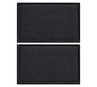stidsds 2 Pack Solid Black Flag Patch Plain Black Color Flags Embroidered Patches Blank DIY Flags Military Tactical Patch for Clothes Hat Backpacks Pride Decorations