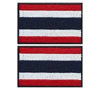 stidsds 2 Pack Thailand Flag Patch Thailand Flags Embroidered Patches Thailand Flags Military Tactical Patch for Clothes Hat Backpacks Pride Decorations