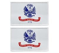 stidsds 2 Pack USA 1775 Army Flag Patch Army Flags Embroidered Patches Military Flags Tactical Hook and Loop Fastener Patch Decorations