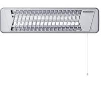 STIEBEL ELTRON Quartz Heater IW 120 for About 10 sqm, Metal, Three Heating Stages 0.4/0.8/1.2 kW, Immediately Pleasant radiated Heat, 229339
