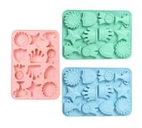 Stiesy Award Theme Silicone Moulds 3Pcs Reusable Crown Trophy Chocolate Mould Champion Medal Shape Candy Molds for Baking Fondant Cake DIY Soap Pudding Party Snacks Treats