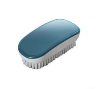 Stiff Bristle For Cleaning Brush for Shower, Carpet, Tile, Grout, and Kitchen Use with Dual Sided Scrubbing (Blue)