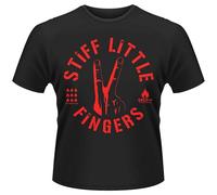 Stiff Little Fingers 'Digits' Mens T-Shirt Black Size 3XL