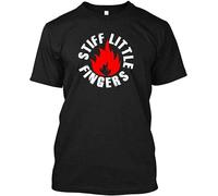 Stiff Little Fingers Fly The Flags T-Shirt Mens Unisex Black Tees XXL