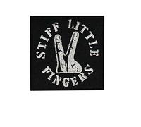 Stiff Little Fingers Punkband Patch Badge Embroidered Iron on Applique Souvenir Accessory