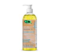 Stiff Muscle Massage Oil - Deep Tissue Therapy for Sore Muscles & Joint Discomfort - Plant-Based Relief for Tension & Fatigue, Fast-Absorbing, Non-Greasy Formula, Ideal for Daily Use (500ml Pump)