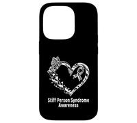Stiff Person Syndrome Awareness Heart SPS Warrior Case for iPhone 14 Pro