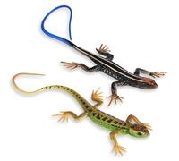 STIFFENERS 2 Pcs Lizard Toys, Lizard Ornament, Gecko Ornament, Suitable for Educational Role Playing, Classroom Activities, and Party Gifts