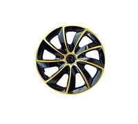 Stig Extra Wheel Trims Black / Gold 15 Inch Set of 4