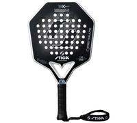 STIGA Cybershape 18K Hard Padel Racket - High-Balance Design for Aggressive Play, 18K Carbon Duplex Construction, Enlarged Sweet Spot, Ideal for Advanced Players, Weight: 360 g, Balance: High