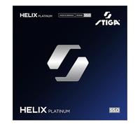 STIGA Helix Platinum 55 Red 2.2 - the professional’s table tennis rubber with maximal speed and spin, ultra-hard 55 ° sponge, premium quality
