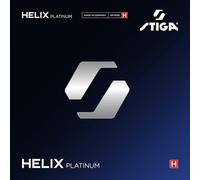 STIGA Helix Platinum H Red 2.2 - Premium-quality table tennis rubbers for offensive players; hard 50 ° sponge
