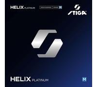 STIGA Helix Platinum M Red 2.2 - Premium-quality table tennis rubbers for offensive, all-round players; medium-hard 47.5 ° sponge
