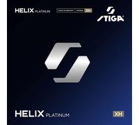 STIGA Helix Platinum XH Black 2.2 - Premium, super-fast table tennis rubbers for advanced offensive players; extra-hard 52.5 ° sponge