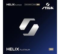 STIGA Helix Platinum XH Red 2.2 - Premium, super-fast table tennis rubbers for advanced offensive players; extra-hard 52.5 ° sponge