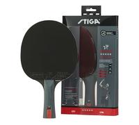 STIGA Prestige 5-Star Table Tennis Racket - Professional High-Speed Ping Pong Paddle with ITTF-Approved Rubber, 2.0mm Sponge, and WRB Technology - Comfortable Grip