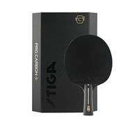STIGA Pro Carbon + Table Tennis Bat, 5-Star Professional Table Tennis Bat for Advanced Offensive Players, ITTF Approved, Touch Carbon Technology