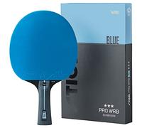 STIGA Pro WRB Blue Edition 3-Star Table Tennis Bat - ITTF Approved, Concave Handle, Blue Coating