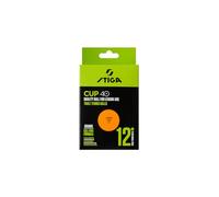 Stiga Table Tennis Balls Cup 40+ ITTF-Approved - Pack of 12 - Orange