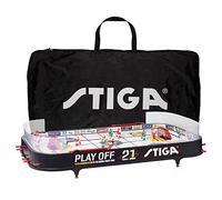 STIGA Table-Top Rod Hockey Game Play Off 21 - Classic Ice Hockey Action with Enhanced Features, Easy Assembly, Includes 2 Pucks - Fun for All Ages