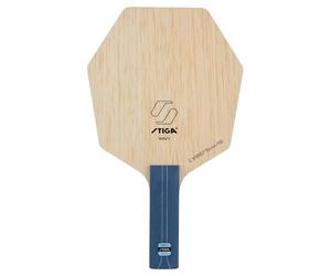 STIGA Unisex Wavy Ultra Fiber Cybershape Table Tennis Blade, Blue, Classic Grip EU