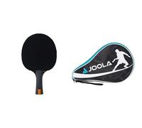 StigaSTIGA Vision 4-Star Table Tennis Bat, Black/Red & Joola Table Tennis Racket Bag - Black/BlueJOOLA