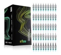 STIGMA 50Pcs Tattoo Cartridges Needles Assorted Mixed #10 Bugpin Disposable Tattoo Needles 3RL 5RL 7RL 9RL 5RS 7RS 9RS 7RM 9RM 9M1 EN02B-50KITEU-M